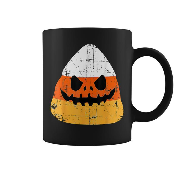 Scary Halloween Candy Corn Spooky Costume Coffee Mug