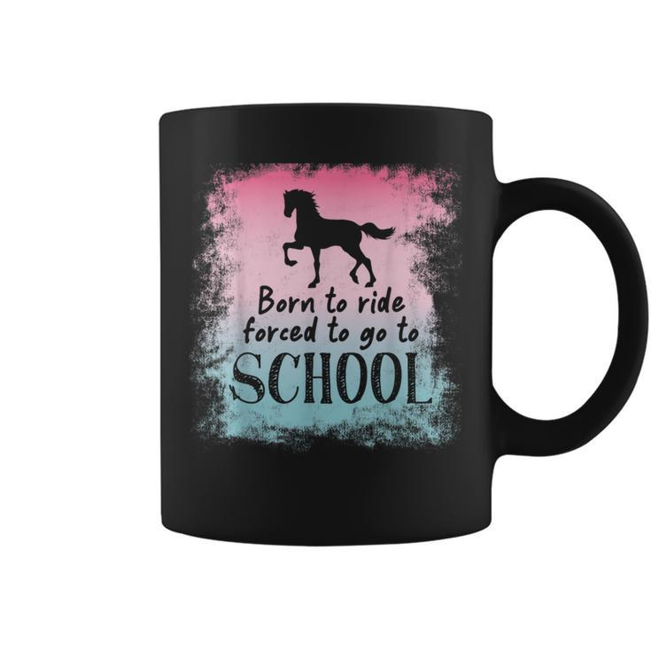 To School For Horseback Riding Horse Coffee Mug