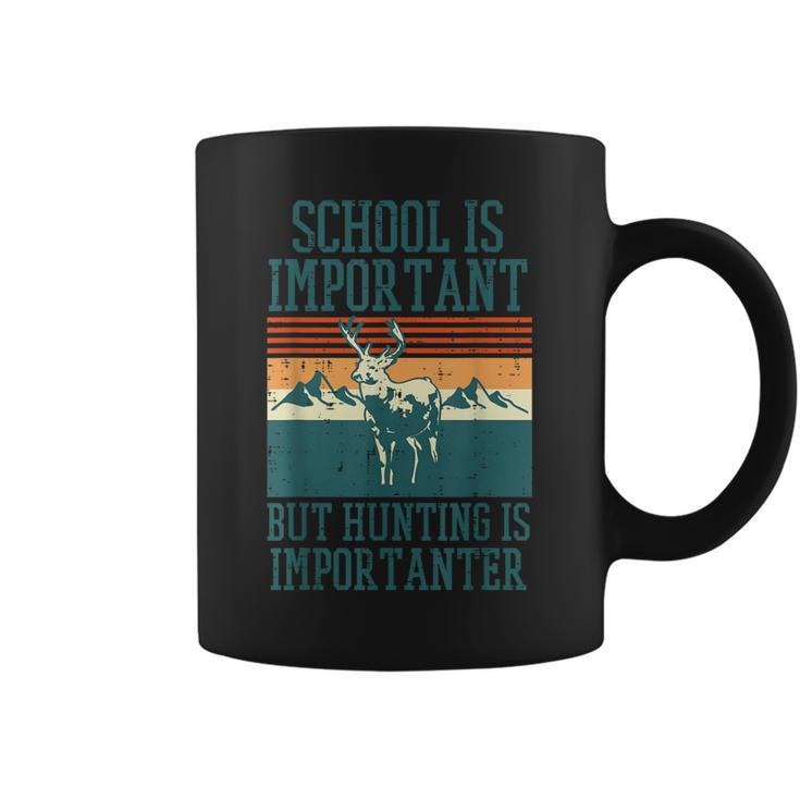 School Important Hunting Importanter Deer Hunter Boys Coffee Mug