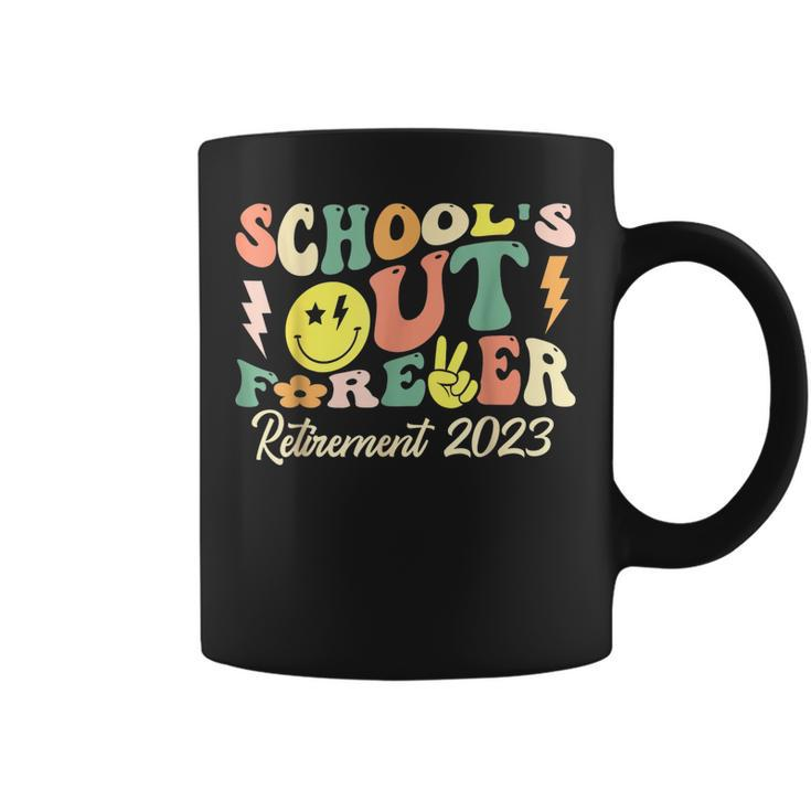 Schools Out Forever Retired Teacher Gift Retirement 2023  Coffee Mug