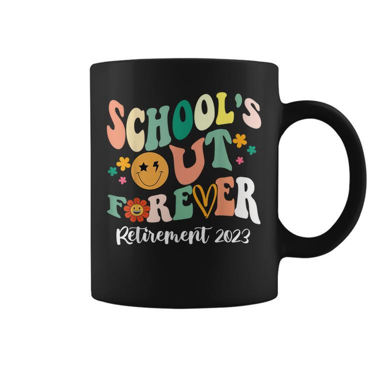 Schools Out Forever Retired Teacher Gifts Retirement 2023 Coffee Mug