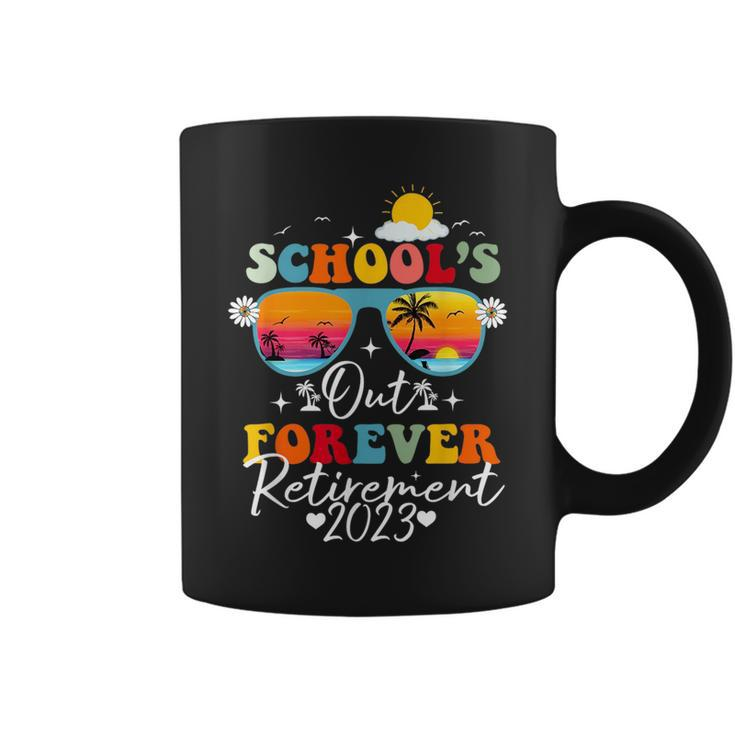 Schools Out Forever Retirement 2023 Teacher Retired Coffee Mug