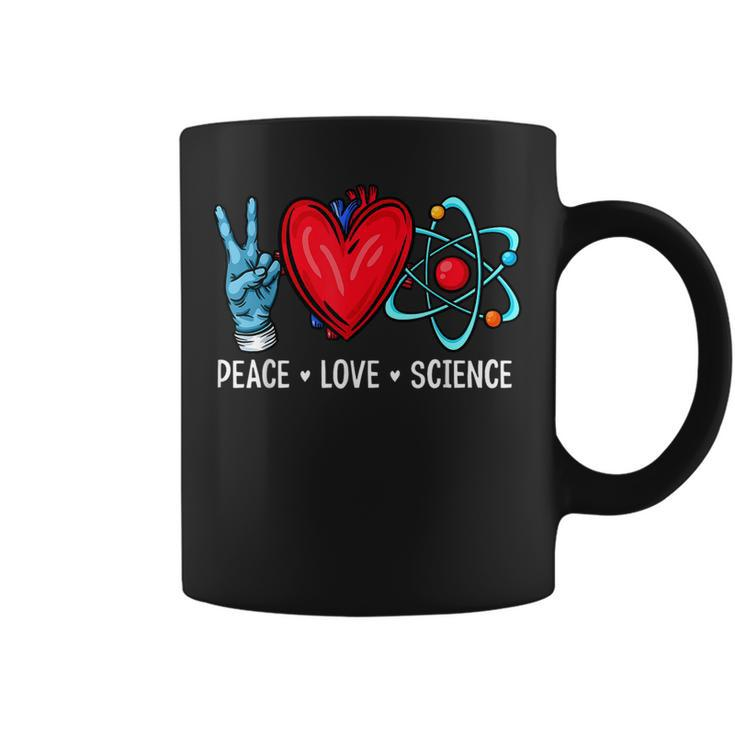 Science Lover Physics Biology Chemistry Love Science Coffee Mug