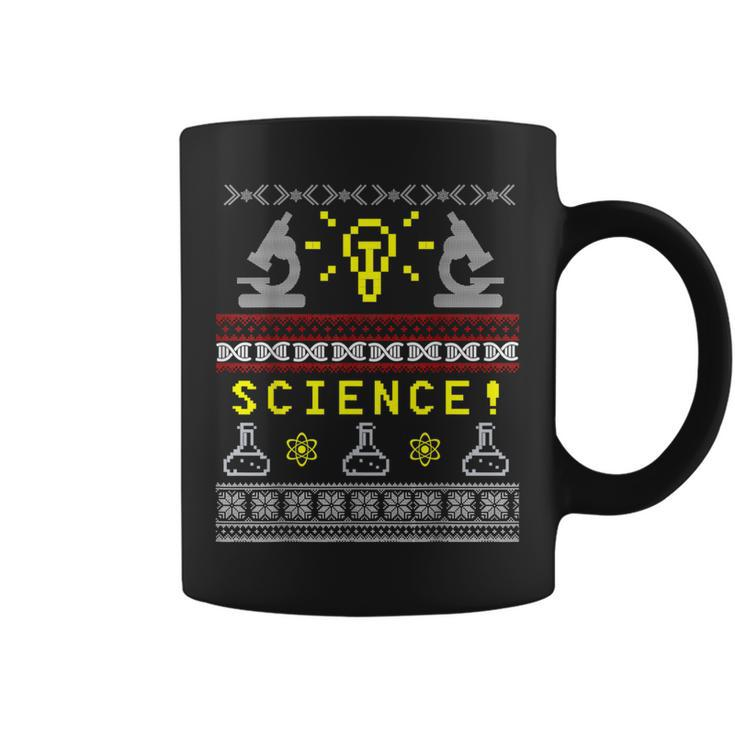 Science Nerd Ugly Christmas Sweater Coffee Mug