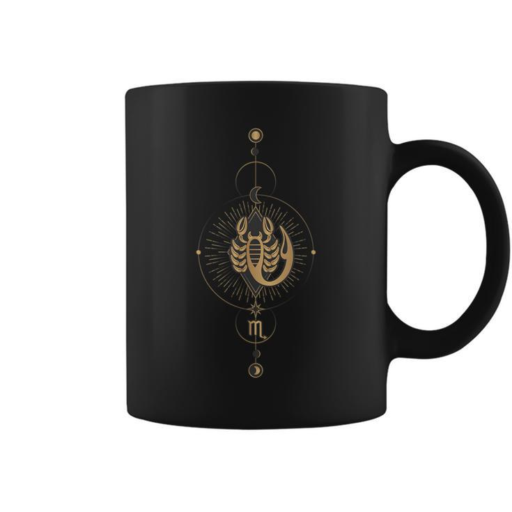 Scorpio Zodiac Sign Symbol Cosmic Cool Astrology Lover Coffee Mug