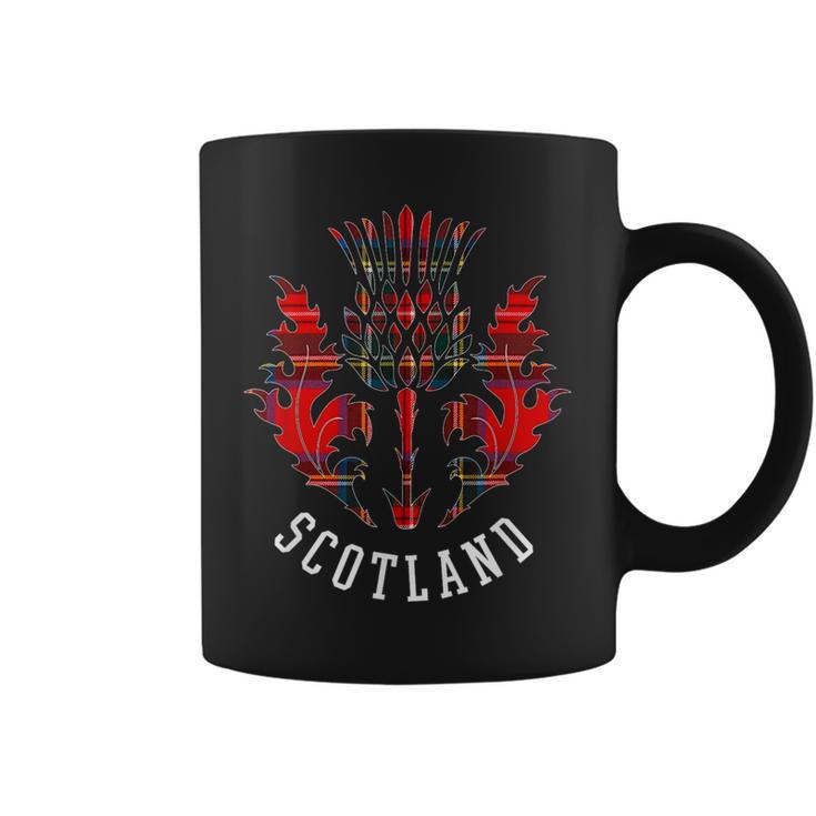 Scottish Tartan Thistle Scots Emblem Of Scotland Coffee Mug