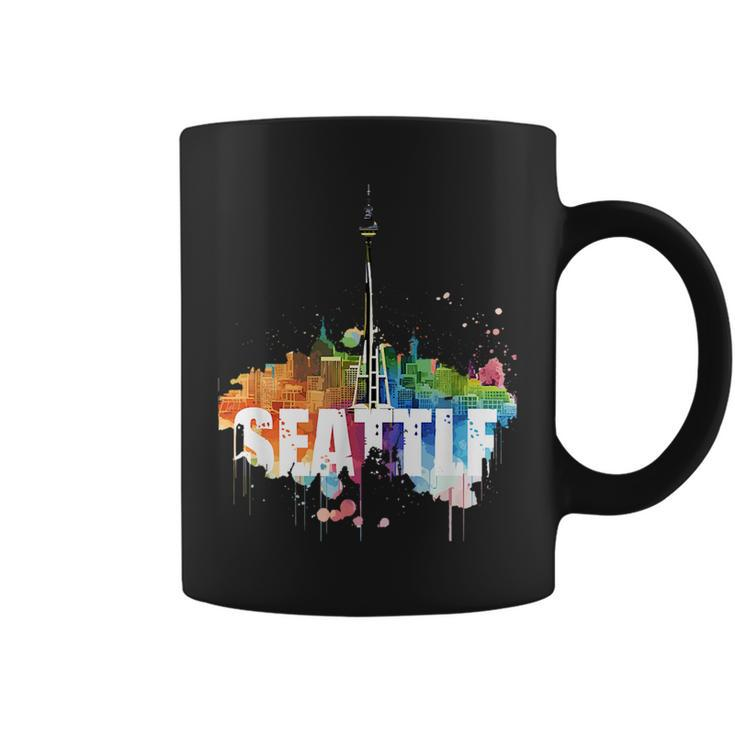 Seattle Lgbtq Pride Support City  Coffee Mug