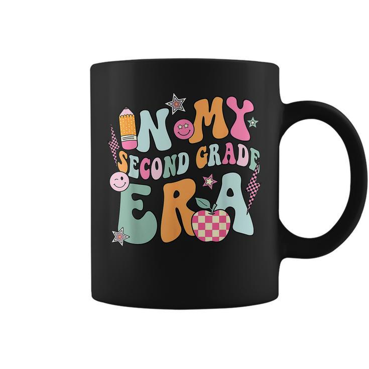 In My Second Grade Era Back To School Retro Groovy 2Nd Grade Coffee Mug