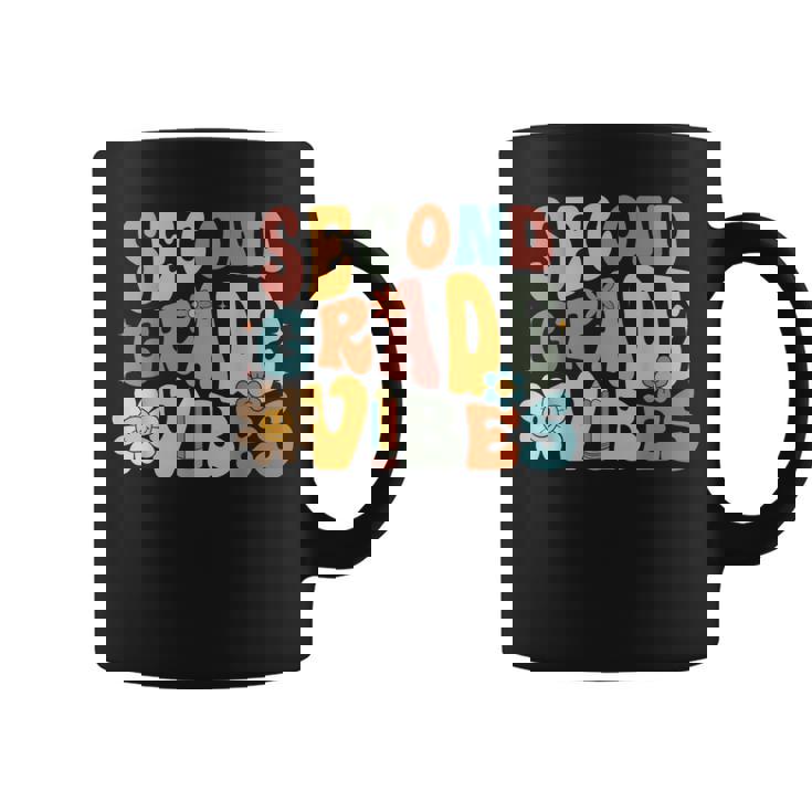 Second Grade Vibes 2Nd Grade Team Retro 1St Day Of School Coffee Mug