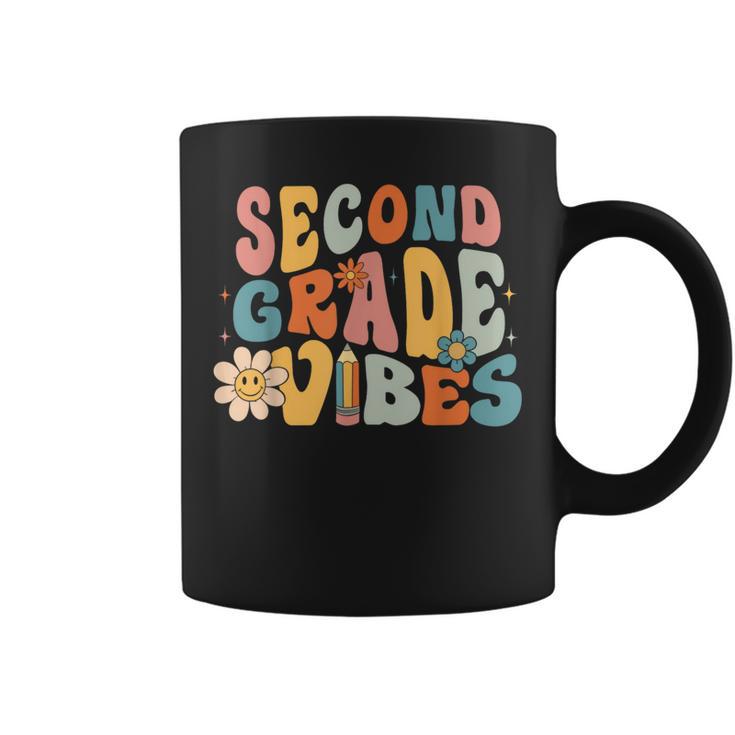 Second Grade Vibes 2Nd Grade Team Retro 1St Day Of School Coffee Mug