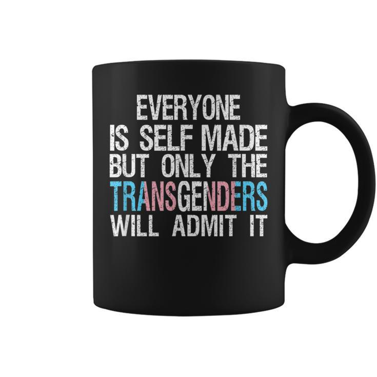Self Made Transgender Man Women - Lgbt Trans Pride Flag Ftm  Coffee Mug