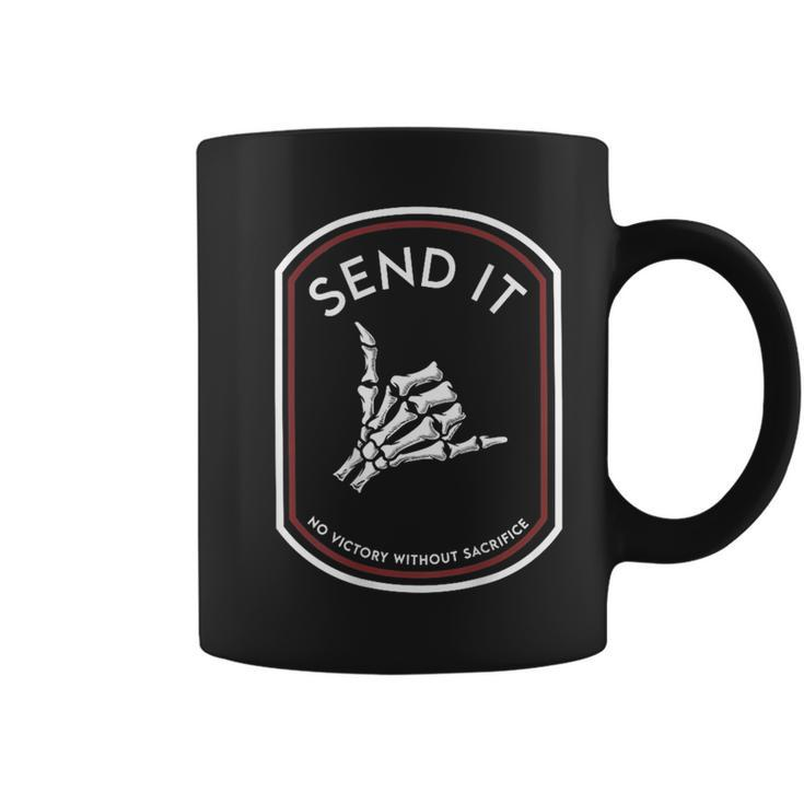 Send It No Victory Without Sacrifice On Back Coffee Mug