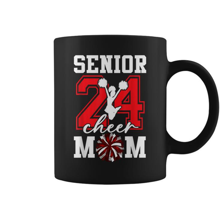 Senior 2024 Cheer Mom Proud Mom Of Class Of 2024 Graduation Coffee Mug