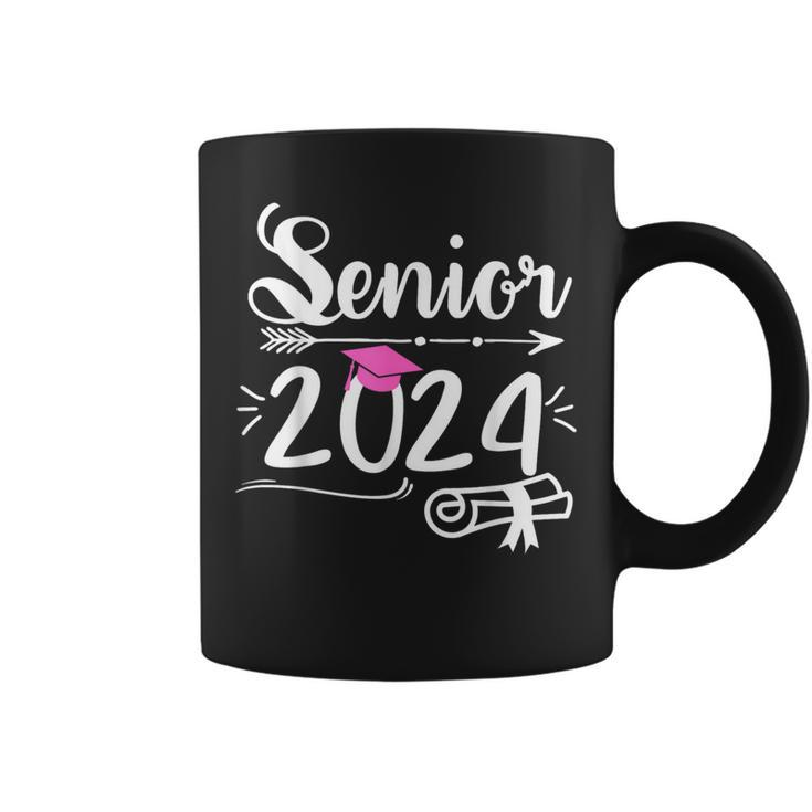 Senior 2024 Class Of 2024 Graduation Or First Day Of School Coffee Mug