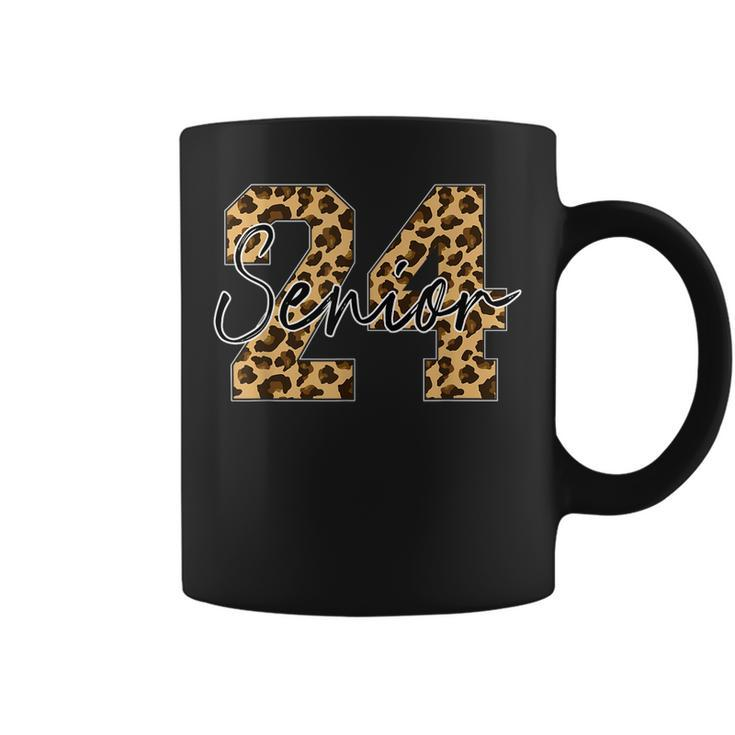Senior 2024 Class Of Graduation Leopard Graduate Coffee Mug