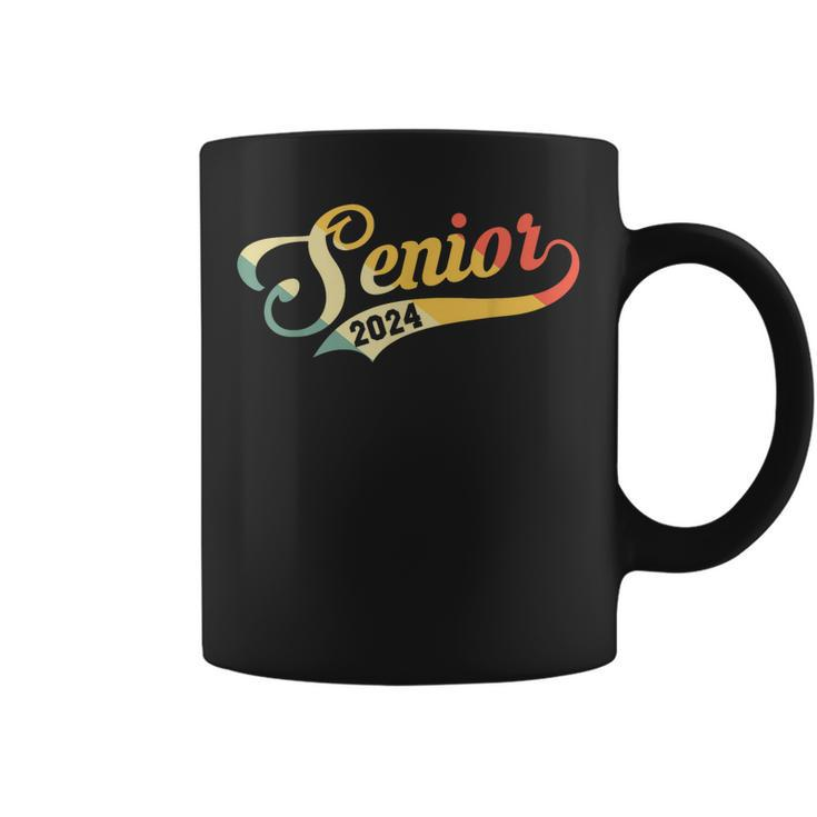 Senior 2024 Class Of 2024 Seniors Graduation 24 Vintage Coffee Mug