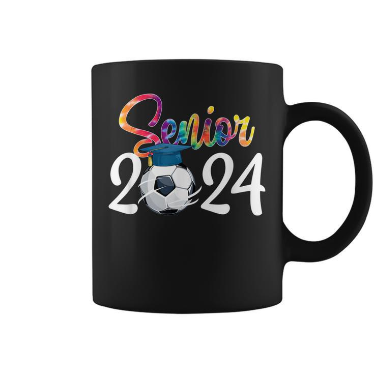 Senior 2024 Soccer Tie Dye Class Of 2024 Football Graduation Coffee Mug