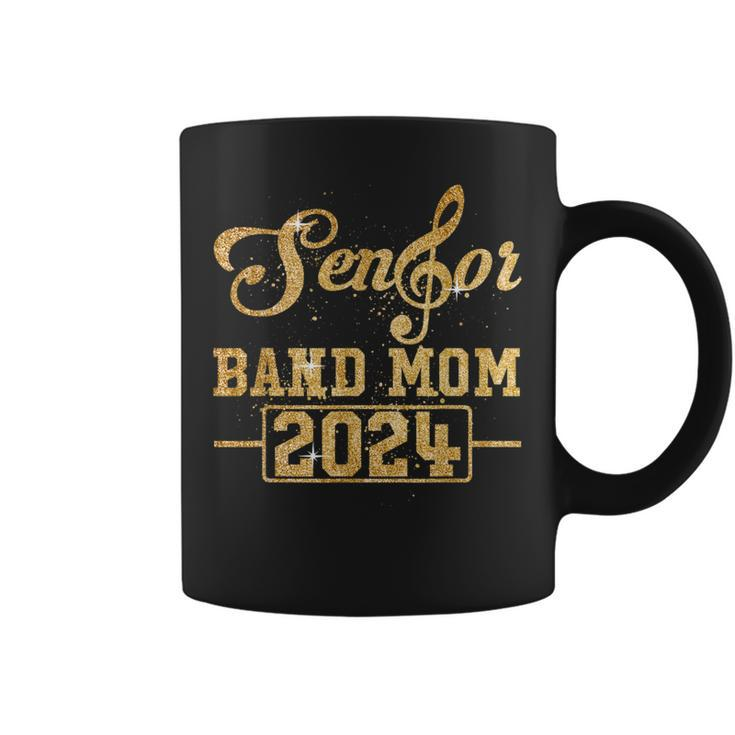 Senior Band Mom 2024 Marching Band Parent Class Of 2024  Coffee Mug