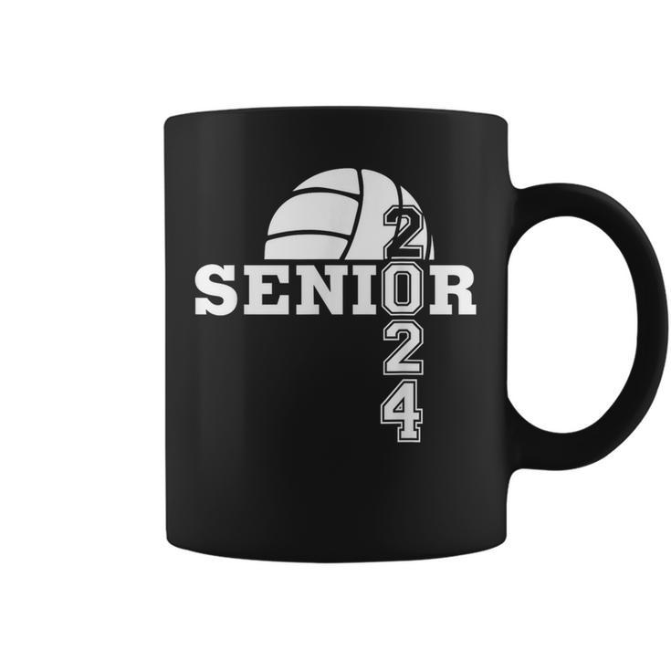 Senior Class Of 2024 Volleyball Seniors School Graduation Coffee Mug