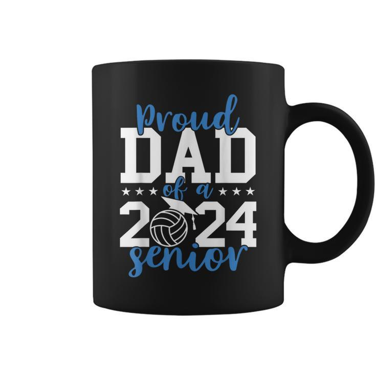Senior Dad 2024 Volleyball Senior 2024 Class Of 2024 Coffee Mug