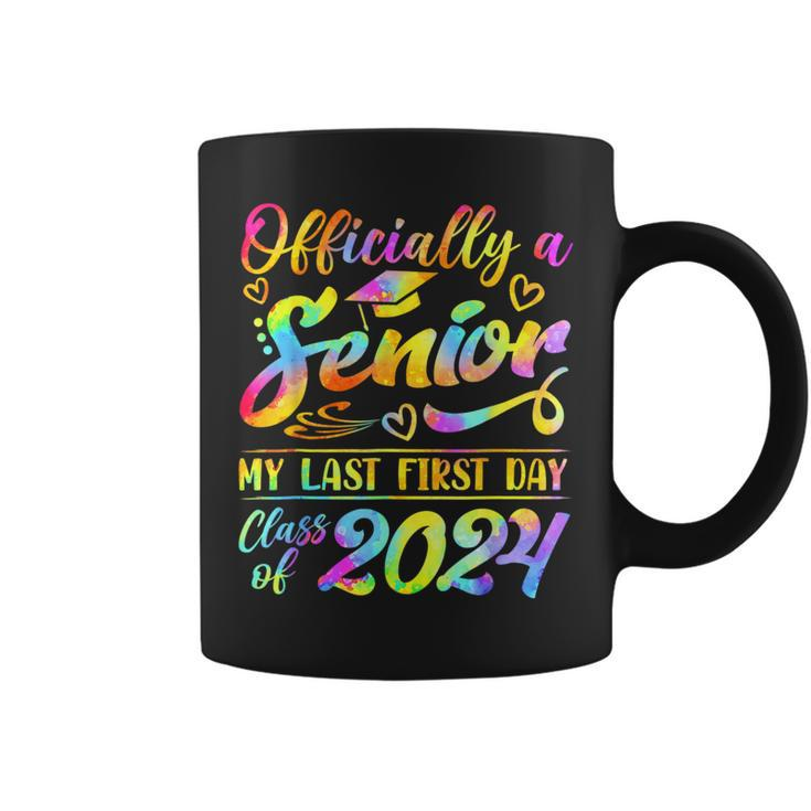 Senior Year 2024 Graduation Class Of 2024 My Last First Day Coffee Mug