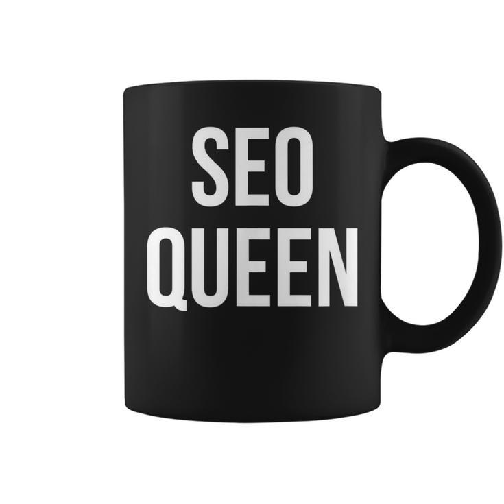 Seo Queen Search Engine Technology Professional Career Coffee Mug