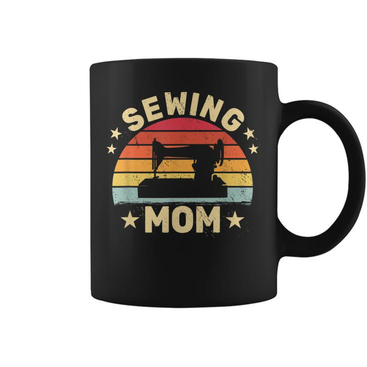 Sewing Mom For Women Quilting Vintage Sew Sewing Machine  Coffee Mug