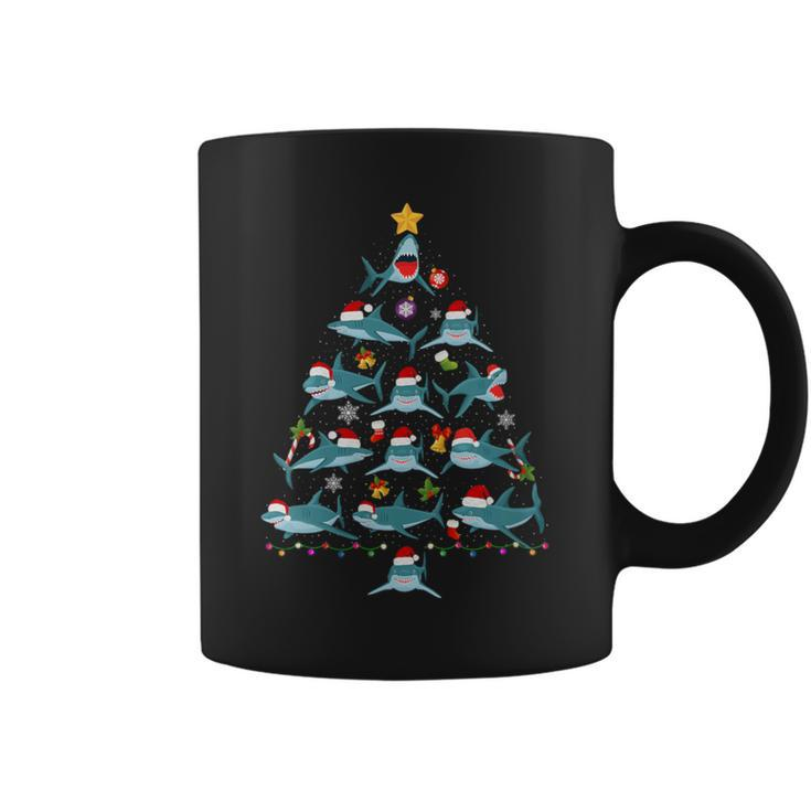 Shark Christmas Tree Ugly Christmas Sweater Coffee Mug