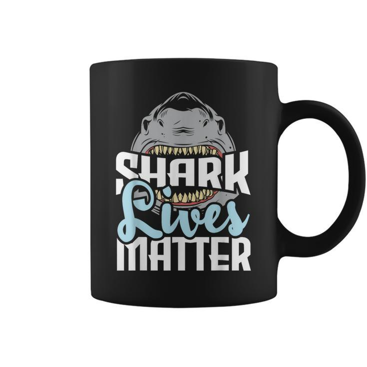 Shark Lives Matter - Wildlife Marine Biologist Shark Lovers  Coffee Mug