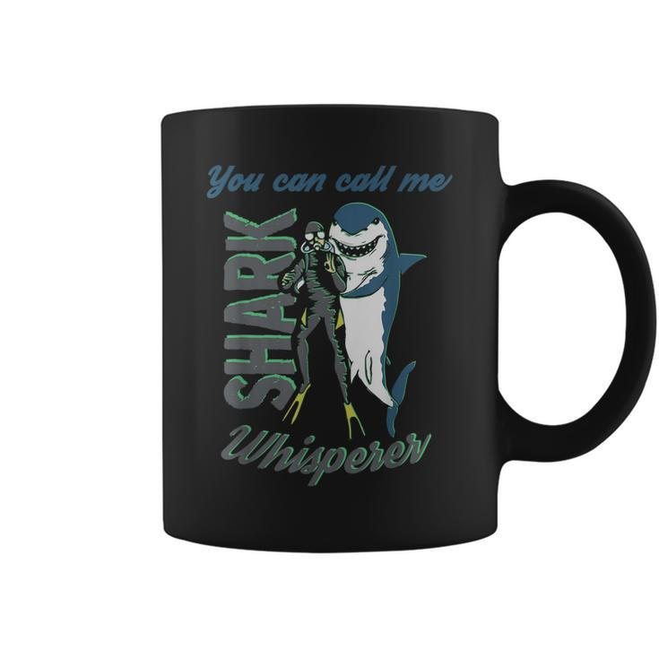 Shark Whisperer Diving Quote Ocean Lover Scuba Diver Coffee Mug