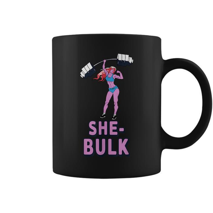 Shebulk Weightlifting Bodybuilding Gym Fitness Coffee Mug