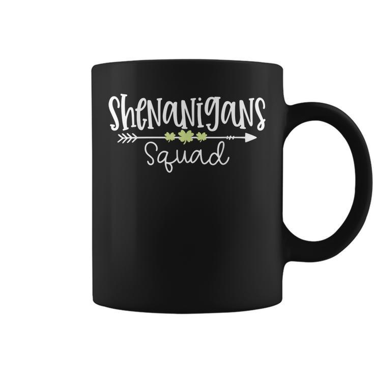 Shenanigans Squad Funny St Patricks Day Matching Group  Gift For Women Coffee Mug - Thegiftio