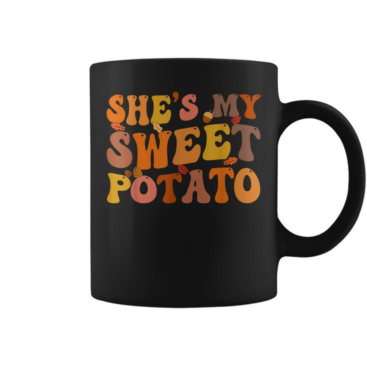 She's My Sweet Potato I Yam Thanksgiving Matching Couple Set Coffee Mug