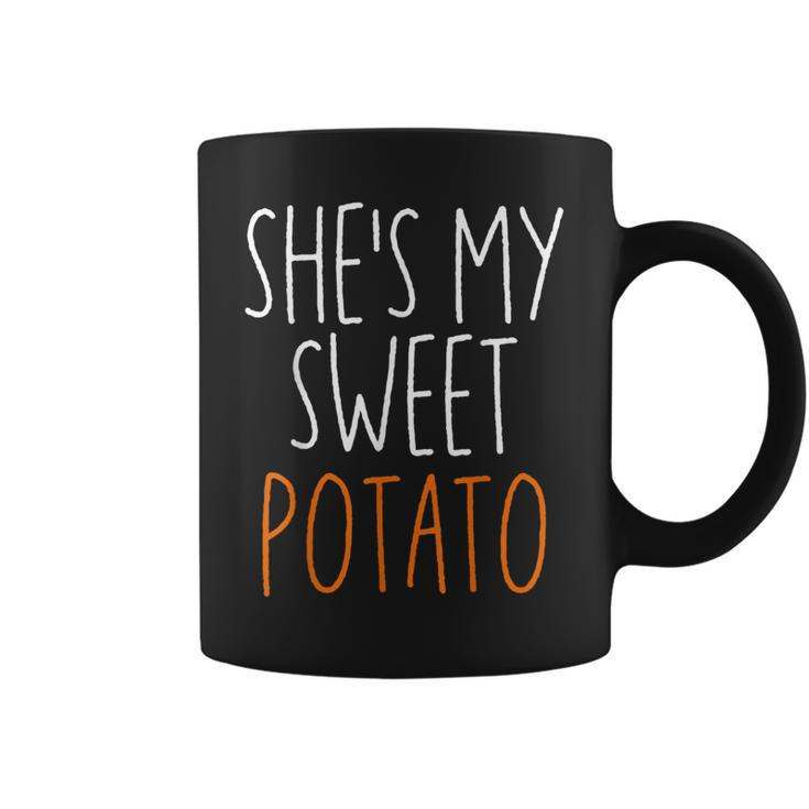 She's My Sweet Potato Yes I Yam Set Couples Thanksgiving Coffee Mug