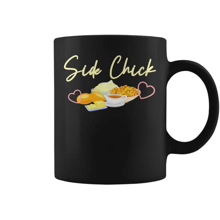 Side Chick Christmas Thanksgiving Side Dishes Dinner Foods Coffee Mug