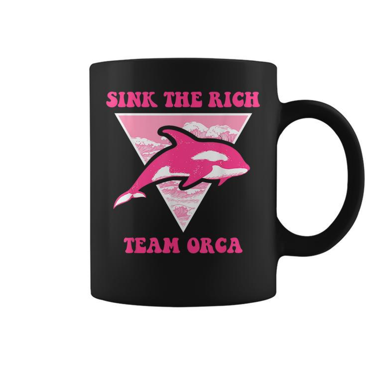 Sink The Rich Tea Orca Whale Apparel Coffee Mug