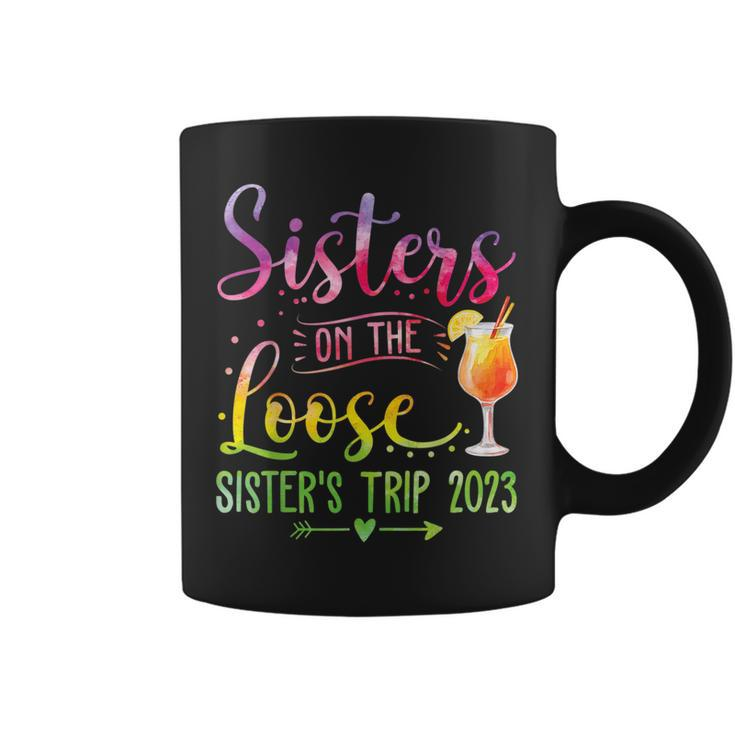Sisters On The Loose Tie-Dye Sisters Weekend Trip 2023  Coffee Mug