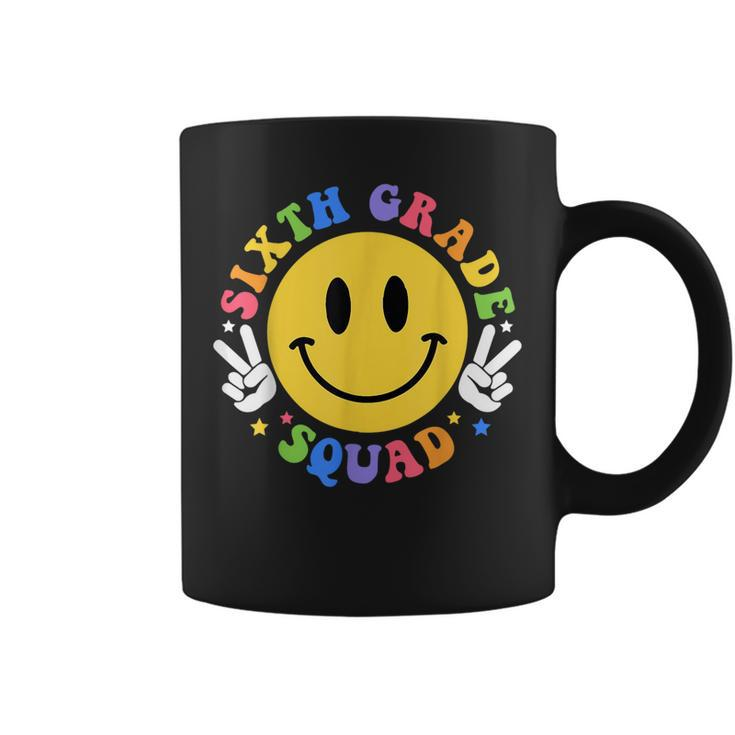 Sixth Grade Squad Back To School Retro 6Th Grade Teachers  Coffee Mug
