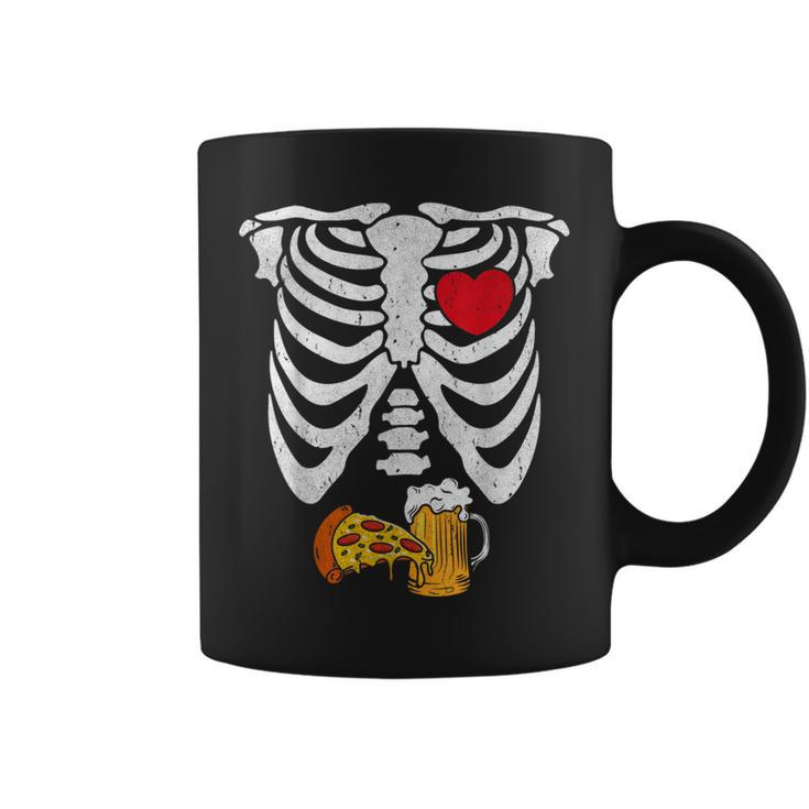 Skeleton Pregnancy Pregnant Couple Halloween Costume Husband Coffee Mug