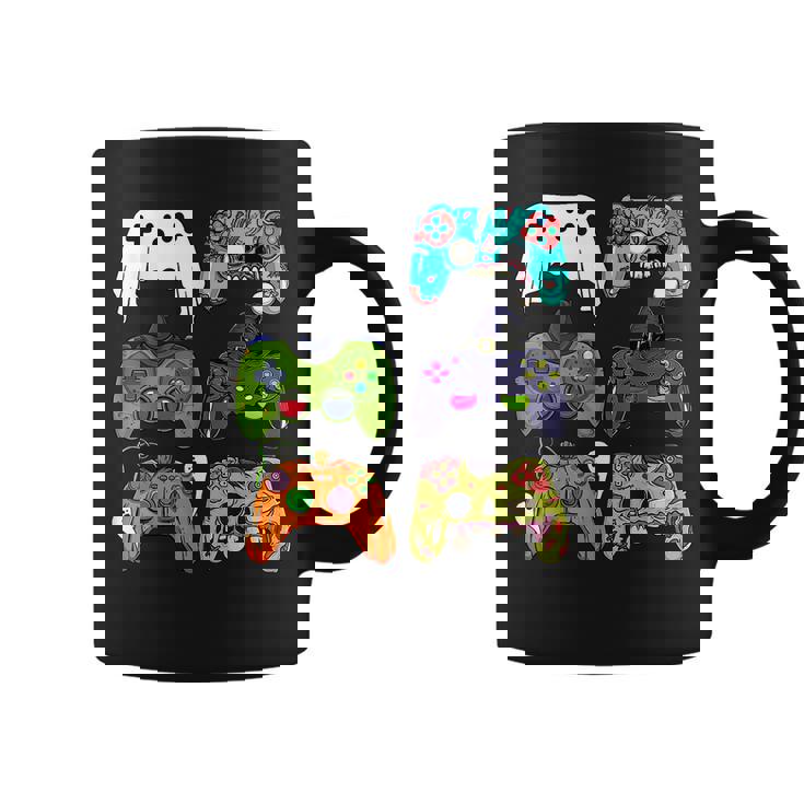 Skeleton Zombie Gaming Controllers Halloween For Gamer Boys Coffee Mug Skeleton Zombie Gaming Controllers Halloween For Gamer Boys Coffee Mug