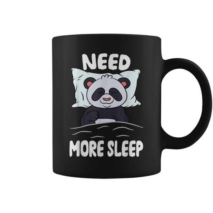 Sleeping Panda Bear Im So Tired Need More Sleep  Coffee Mug