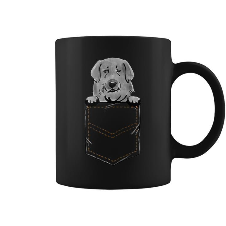 Slovak Cuvac Puppy For A Dog Owner Pet Pocket Coffee Mug