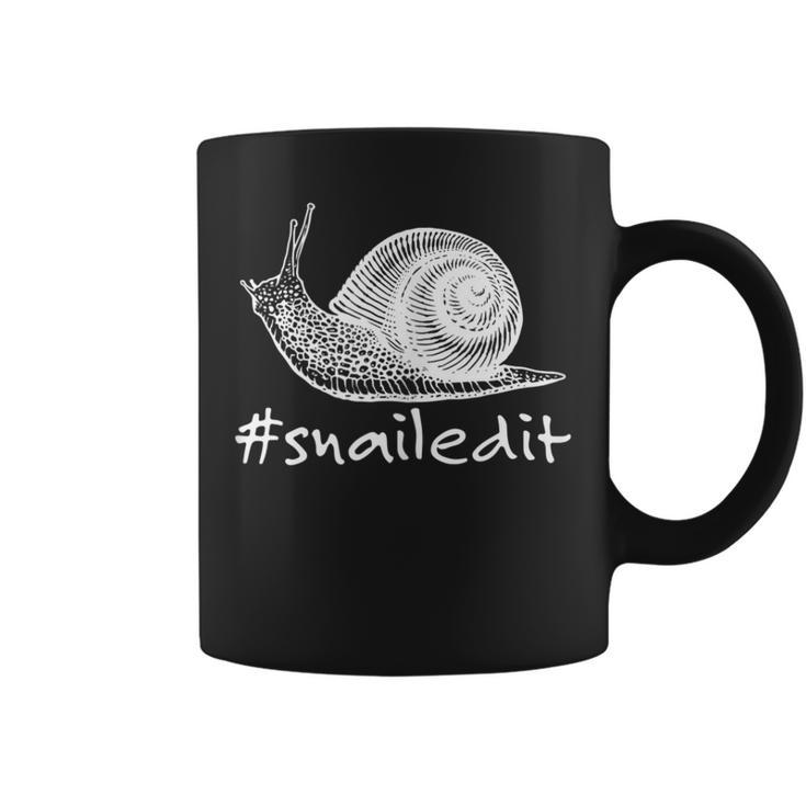 Snailed It Pet Snail Malacologist Coffee Mug