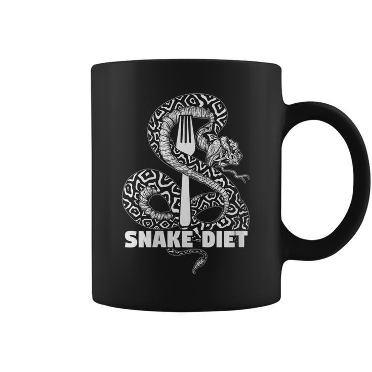 Snake Diet Motivational Pun For Nutritionist Dietician Coffee Mug