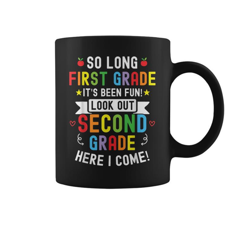 So Long First Grade 2Nd Grade Here I Come Graduation Kids  Coffee Mug