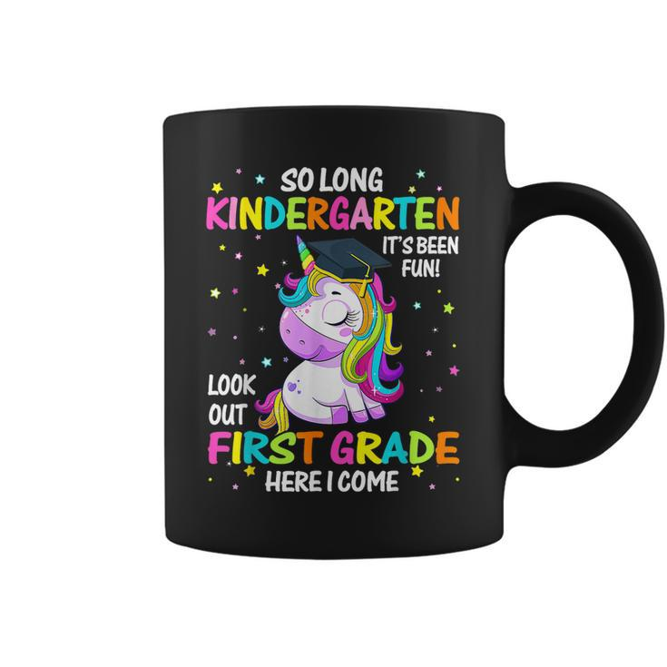 So Long Kindergarten 1St Grade Come Unicorn Graduation Girls Coffee Mug