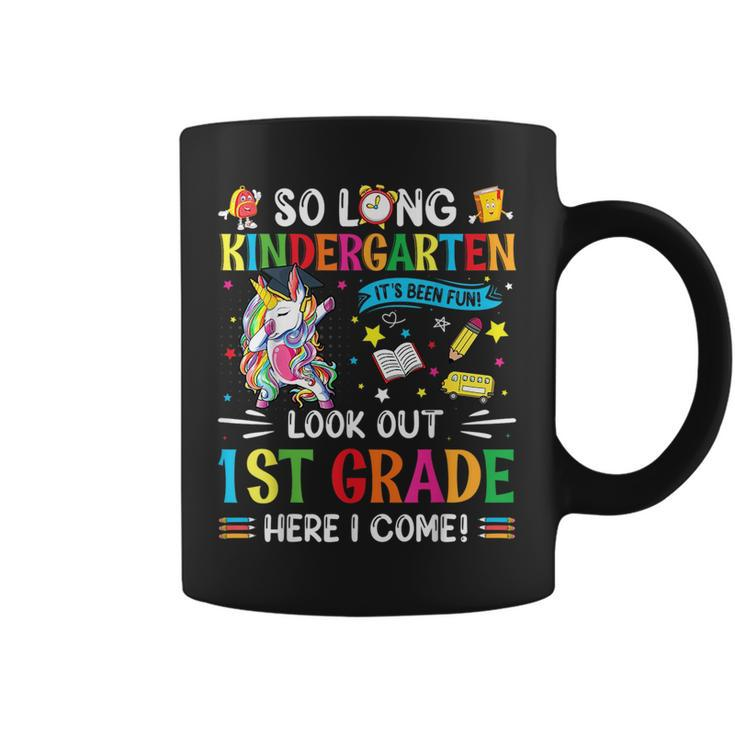 So Long Kindergarten 1St Grade Here I Come Graduation Cap  Coffee Mug