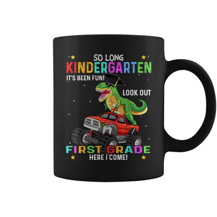 So Long Kindergarten Graduation Class 2023 Graduate Dinosaur Coffee Mug