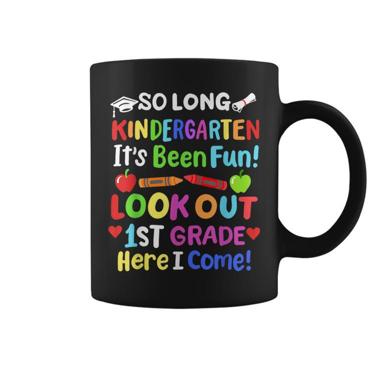 So Long Kindergarten Happy Last Day Of School Grad 2023  Coffee Mug