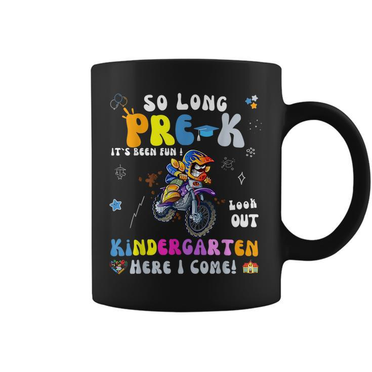 So Long Pre-K Kindergarten Here I Come Motorcycle Graduation  Coffee Mug
